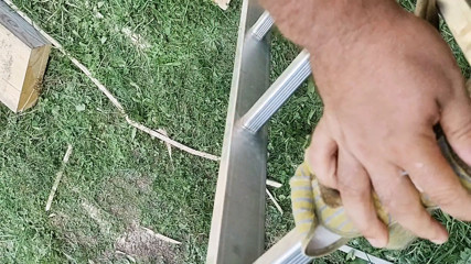 Horny construction bear masturbates on job site. Hot creamy cum