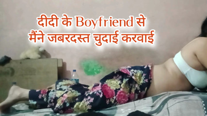 My sister's boyfriend fucked me. Real homemade sex