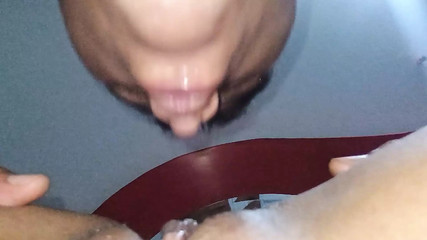 my cuckold husband gives me a great pussy eating and licking, blowing and sucking my pussy hole so rough and good