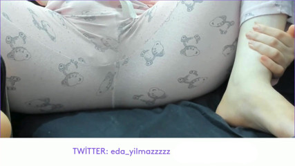 PAJAMA MASTURBATE- RUBBING PUSSY WITH PAJAMA