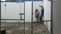 The girlfriend is seducing him to take him to the hotel. Amateur video