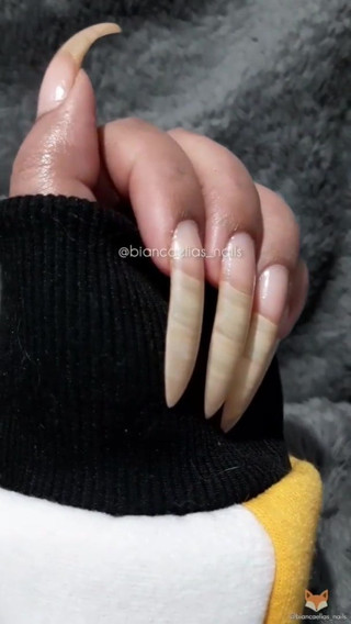 Porn sexy long nails