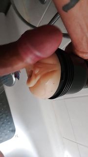 Punk Fucks Fleslight In The Shower