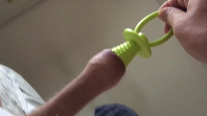 New toy for foreskin - rubber