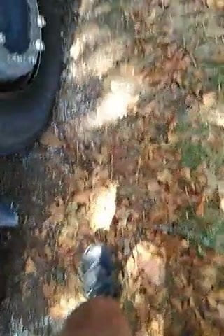 flashing around my truck naked
