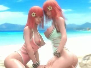 Threesome NieR Automata Devola Popola TwinTop Animated PORN