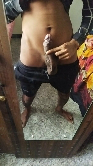 Mirror masturbation pt2, banana dick is busy, massage, pump