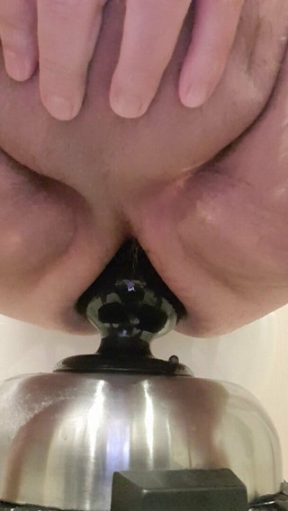 Really 80 mm big anal plug first attemp