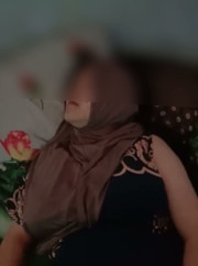 The sighing of a village girl in hijab is really very delicious part2