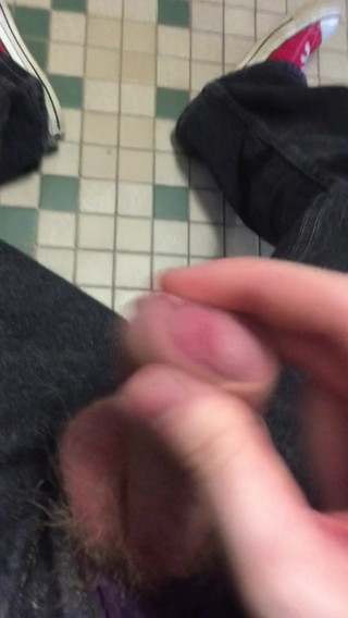 Whackin' in the bathroom at school