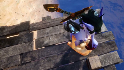 Futa Draenei Fucks a Girl's Ass next to a Lake : Warcraft Porn Parody