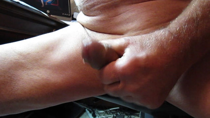65yrold Grandpa &amp;63 foreskin small cock close uncut wank old