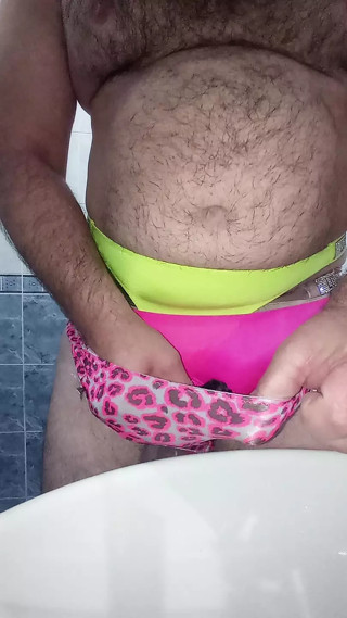 Wife panties cumming