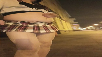 Another night walk on busy street thumbnail