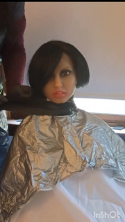 Julia the ebony sexdoll fresh shave