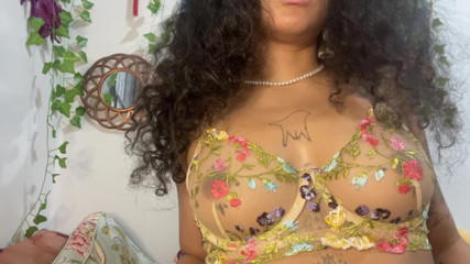 Hairy goddess deepthroating a big dildo