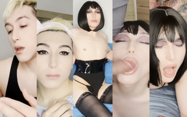Sissy Crossdresser Fiercely Fucked by Landlord thumbnail