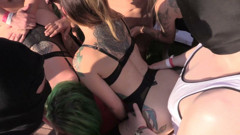Phoenix Madina Destroyed in Outdoor Gangbang