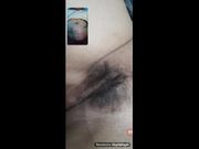 After cumming, my girlfriend waxes her hairy pussy