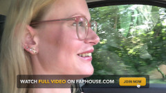 German Driving Naked Car