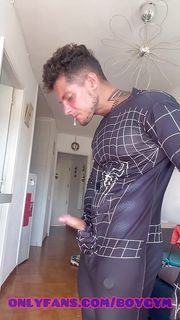 Spiderman with Fat Cock Talking Dirty