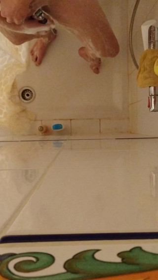 Soapy shower jerk