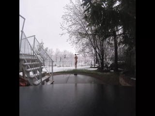 Rolling Around Nude In Snow, Makes Me Feel Like A Man