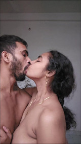 Indian husband wife passionate kissing fucking