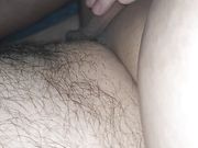 Step son naked in bed get his dick grabbed and handjob by step mom 