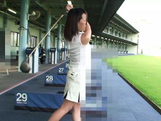 Japanese MILF golf date and love love at love hotel