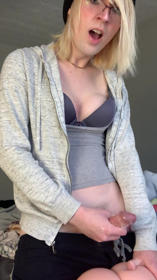 Hung Transgirl Fucks Your Ass and Huge Cumshot
