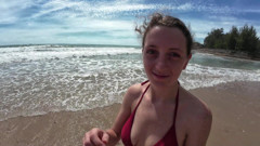 RELAXING DAY AT THE BEACH TURNS INTO HARDCORE FUCK SESSION WHEN WE GOT HOME!