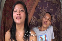 Big ass asian getting her muff drilled