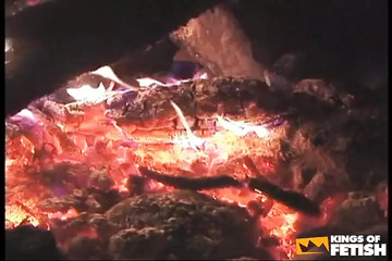 Two Black Twinks Suck Each Other and Masturbate in the Night at the Campfire