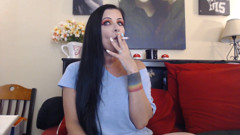 Intimate smoking in bed