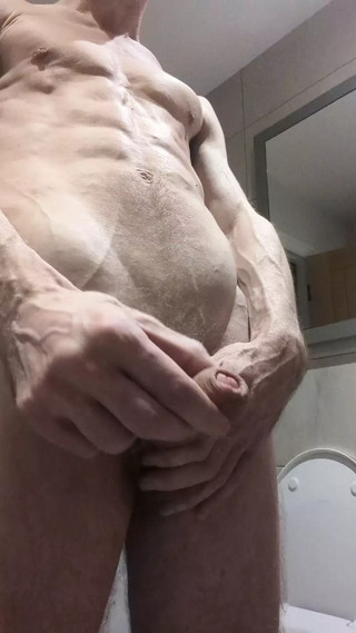 Solo wank and cum