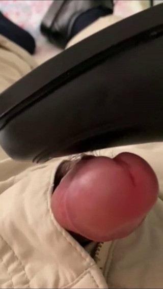 Cumming shot on daddy's dress shoes