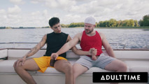 ADULT TIME - Straight Buddies Marcus McNeil &amp; Angel Elias Turn Disappointing Boat Day Into Hard Fuck