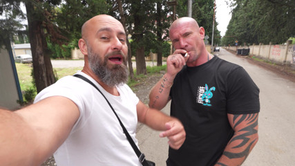Czech Street Pickup. Double Penetration with a Random Girl.