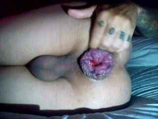 Another video of my gaping mancunt