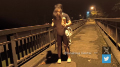 [Outdoor exposure] Exposed next to a car ing by! Embarrassing 💦 Japan/Japanese/Outdoor/Shaved/Loli/Kinky /hentai/asia/shaved