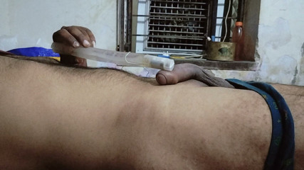 Try homemade vibration dick orgasm