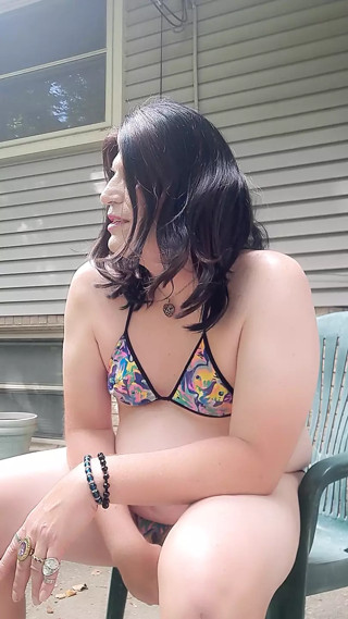 Finishing up outside.