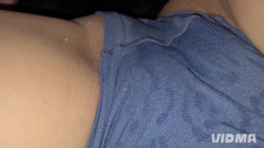 Wet pussy and orgasm while watching porn
