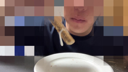 Eat semen on wafers