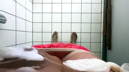 My new task, a hot experience for me in pantyhose and a lot of cum, plus some piss (3)
