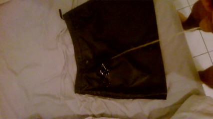 Pee on my step mom leather skirt