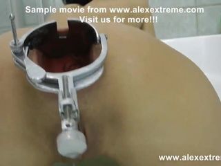 Alexextreme anal fisting, speculum, prolapse, extreme dildo