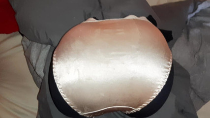 Satin panty cumshot.