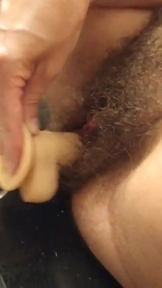 toy in hairy pussy 1